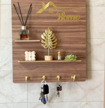 لوحة ديكور خشبية لتغطية عداد الكهرباء بتصميم أنيق