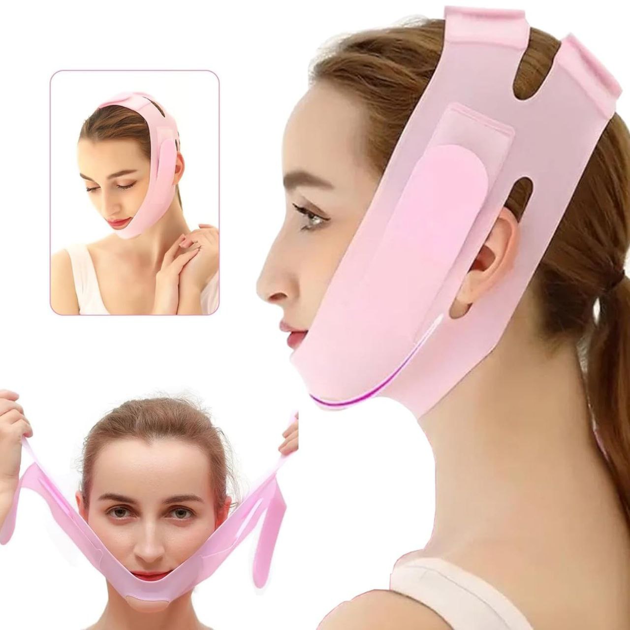 حزام تجميلي لشدّ الذقن بدون جراحة