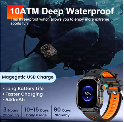 ساعة ذكية للمغامرة والرياضة