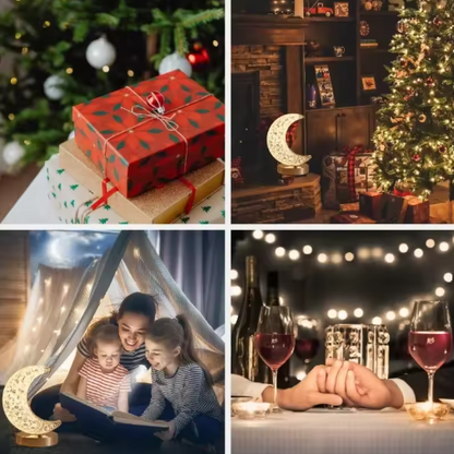 لمبة القمر الذهبية مع 3 أوضاع إضاءة