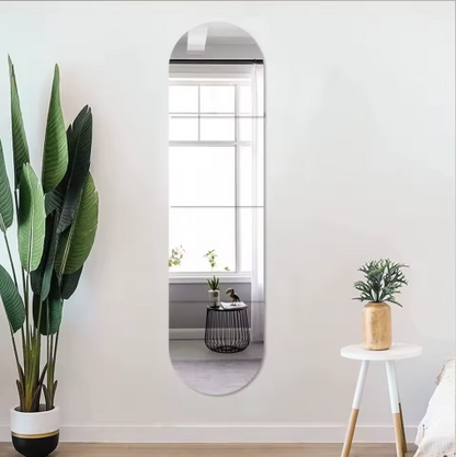 مرآة لاصقة مرنة للديكور والتمارين – آمنة وخفيفة الوزن