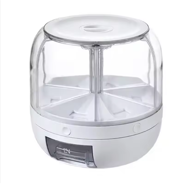 موزّع الحبوب والبقوليات الأوتوماتيكي بتقسيمات متعددة وضغطة زر