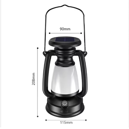 فانوس LED كلاسيكي قابل للشحن – مثالي للتخييم والديكور