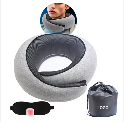 وسادة مريحة للرقبة مع حقيبة تخزين – الرفيق المثالي لكل مسافر