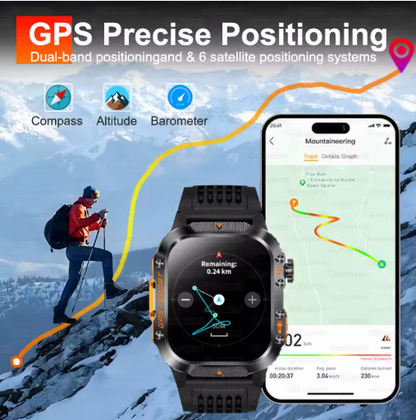 ساعة ذكية للمغامرة والرياضة