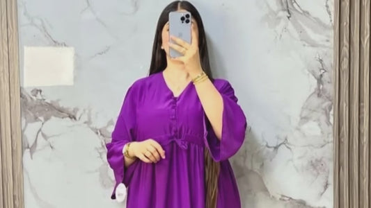 Robe violette élégante