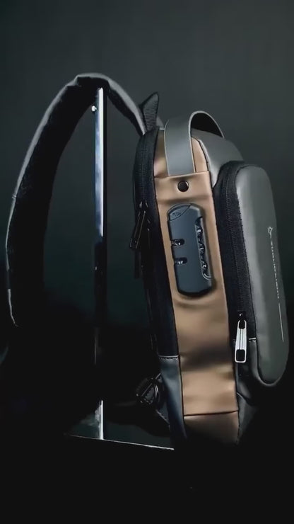 حقيبة الظهر الذكية المقاومة للماء بمنفذ USB